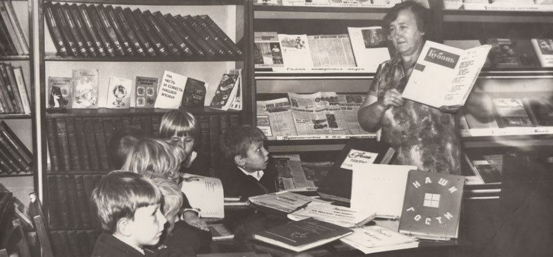 Тамара Жукова с читателями