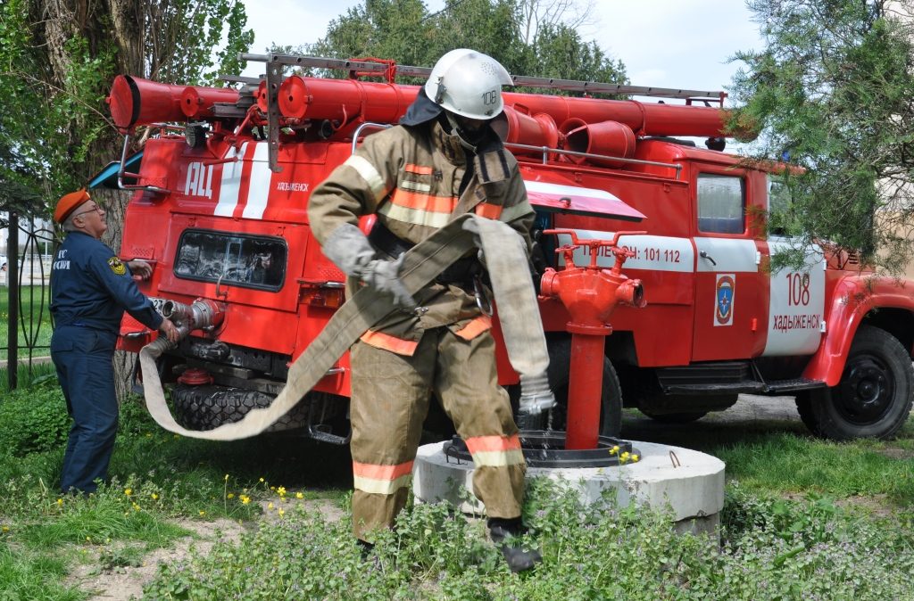 Пожарные Хадыженска